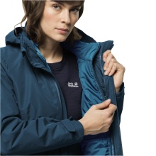 Jack Wolfskin Winter Jacket Bergland 3in1 (very warm, waterproof and windproof) coral blue Women